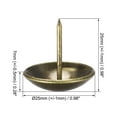 thumbnail image 3 of Uxcell 25mm Dia 25mm Height Bronze Tone Upholstery Nails Tacks 50 Pack, 3 of 5