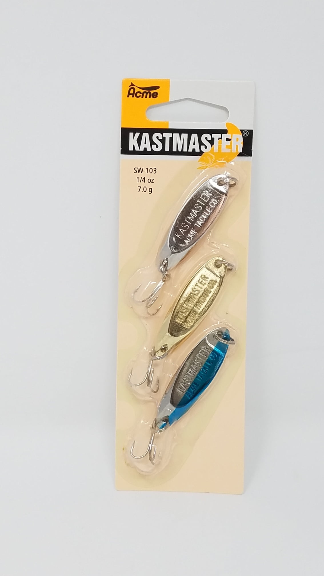 Acme Tackle Kastmaster Fishing Lure Spoons 3PK 1/4 oz. Chrome