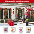thumbnail image 6 of Nutcracker Inflatable Tube Man Wacky Wavy Dancing Guy for Outdoor Decoration Advertising Business Promotion - Christmas Theme (Blower Not Included) Red, 6 of 7
