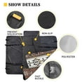 thumbnail image 5 of Pzuqiu Ethnic Tribal Style Dog Car Seat Cover for Back Seat Hammock with Adjustable Triangle Bandana & Car Garbage Bag Against Dirt, Pet Fur, 5 of 6