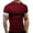 Red, variant on Aayomet Men's Short SleeveMale All Season T Shirt Partial Round Neck Solid Color Tree Print Comfortable Short Sleeve Slim Mens Extra Large Shirts,Black L