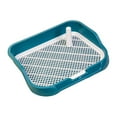thumbnail image 4 of Orinal para perros, inodoro, caja de arena para perros, orinal para perros, bandeja de arena fácil de limpiar, portátil Verde oscuro, 4 of 8