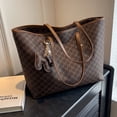 thumbnail image 4 of High-end Style Big Bag Trendy Light Luxury Bag Shoulder Bag Large Capacity Commuter Hand Tote Bag, 4 of 6