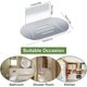 thumbnail image 2 of Jabonera autoadhesiva de acero inoxidable para pared, escurridor de jabón para ducha de baño, sin perforaciones, resistente al óxido, impermeable, bandeja para esponja (plateada), 2 of 4