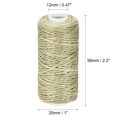 thumbnail image 3 of Unique Bargains Khaki Polyester Waxed Leather Sewing Thread, 55 Yards, 3 of 6