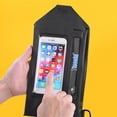 thumbnail image 4 of Tteoobl Ipx8 Waterproof Waist Bag Touch Screen Phone Chest Pack With Adjustable Strap - Pink, 4 of 5