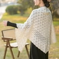 thumbnail image 3 of Susan‘s Family DIY Crochet Kit Triangular Shawl Materials Package Knitting and Crochet Clothing Kit Handmade Weeding Gift, 3 of 7