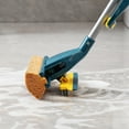 Yocada Sponge Mop Easily Wringing for Tile Floor Bathroom Garage Use