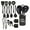 black, variant on Silicone kitchen utensil Set, Heat resistant kitchen utensil Set, non-stick kitchen utensil Cooking and baking-white