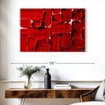 thumbnail image 3 of Elephant Stock Smudged Red Lipstick Wall Art - Horizontal Canvas Wall Art - Living Room Wall Decor - Fashion And Beauty Canvas - Red And Decor - 39" x 26", 3 of 8