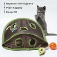 thumbnail image 4 of Escondite Busque el juguete del gato del ratón 9 hoyos Juguete interactivo del gato del gato de CACAGOO Gato teaser, 4 of 7