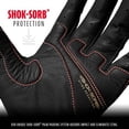 thumbnail image 3 of Guanteletas Beisbol Franklin Shok Sorb Talla L Negro Oro, 3 of 4