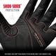thumbnail image 3 of Guanteletas Beisbol Franklin Shok Sorb Talla M Negro Oro, 3 of 4