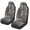 Skeleton Ribcage, variant on POLERO Skull Skeleton Bones Pattern Auto Seat Protectors Polyester Protective Easy to Install Front Seat Cushion for Interior Accessories