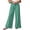 *Green, variant on ClodeEU Women's Striped Elastic High Waist Wide Leg Pants,Casual Loose Palazzo Trousers ,Women's Plus L