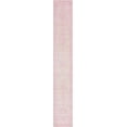 thumbnail image 2 of Unique Loom Bromley Traditional Border Rug 2' x 13' Runner Pink/Ivory, 2 of 10