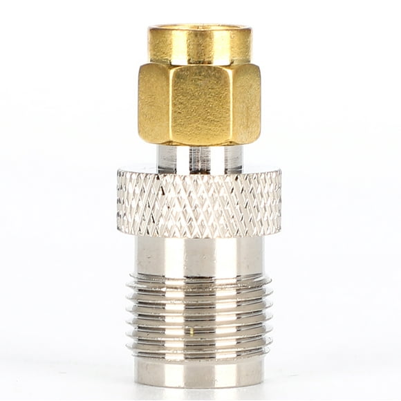 AMONIDA Brass SMA Connector, TNC Male To SMA Female Adapter, For Antennas RF Applications Wireless LAN Accessory Coaxial Cables Supply