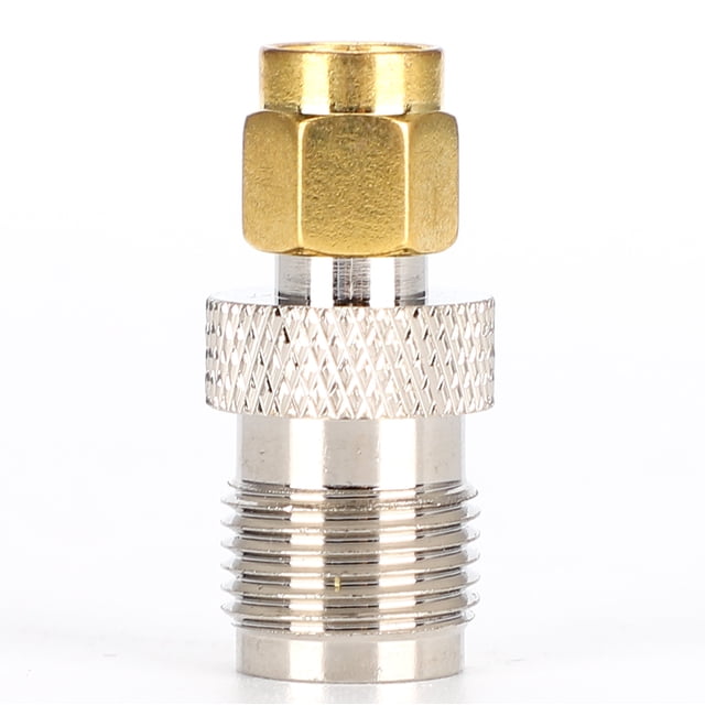 Convertidor adaptador de conector Coaxial RF TNC hembra a SMA macho, 2 uds.
