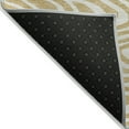 thumbnail image 4 of HomeRoots 598962 3 x 5 ft. Gold & Beige Abstract Washable Indoor & Outdoor Rectangle Area Rug, 4 of 5