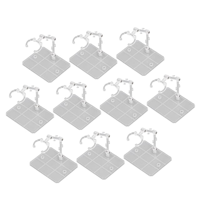 Figure Model Stand, 10 Pcs Figure Model Stand High Stability Figure Display Holder Base Model Display Stand for 6inch Action Figures