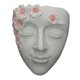 thumbnail image 5 of Maceta colgante con escultura facial, figura decorativa creativa, maceta para flores Blanco, 5 of 9