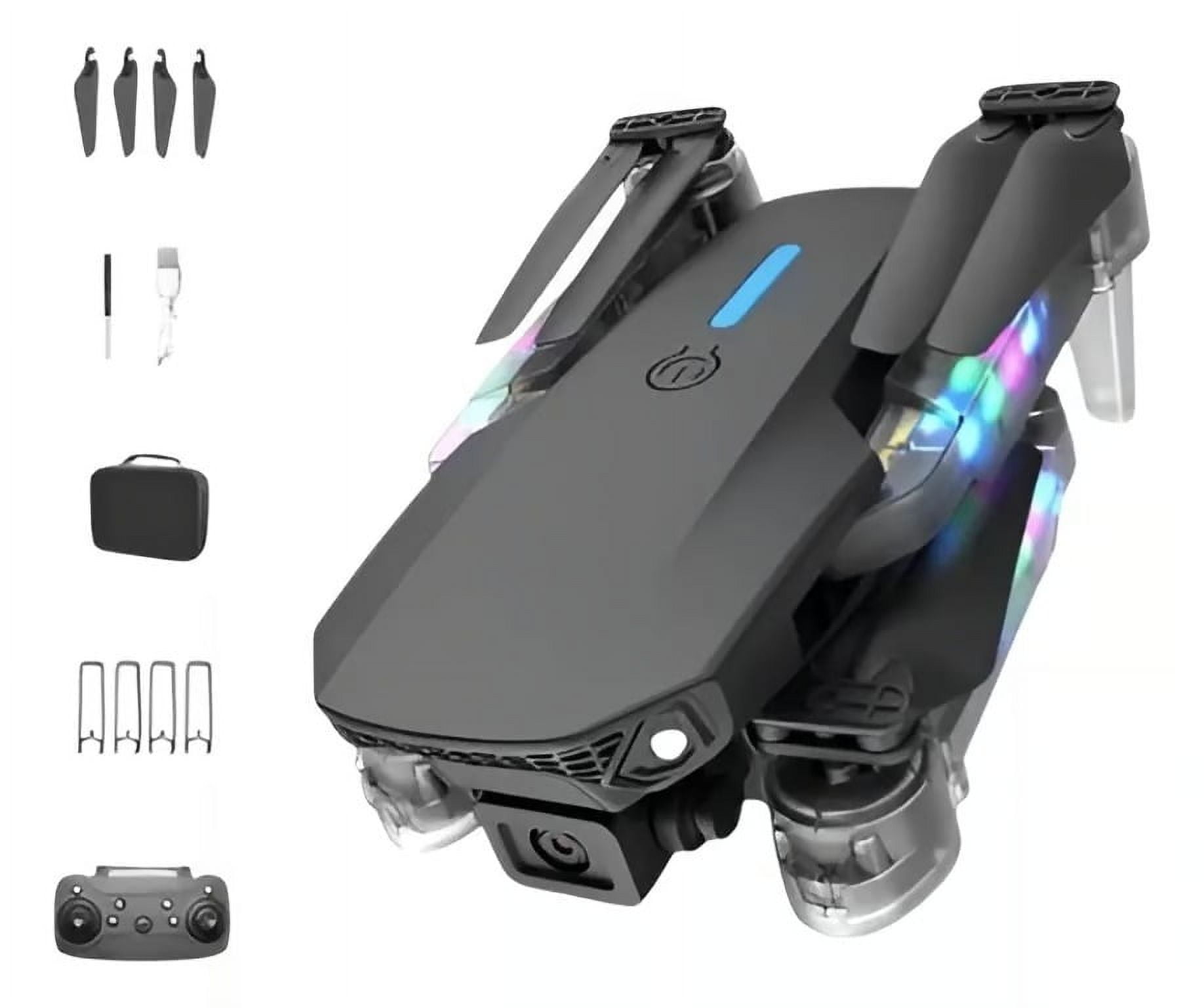 DRON RC PROFESIONAL 4K E88D 2024 CON LUZ COLORIDA Y CÁMARA HD GRAN ...