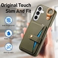 thumbnail image 4 of FOXDOCK Case for Samsung Galaxy S26 Pro, Multiple Stands, Ring Design, Wallet Function and Advanced Protection - Green, 4 of 5