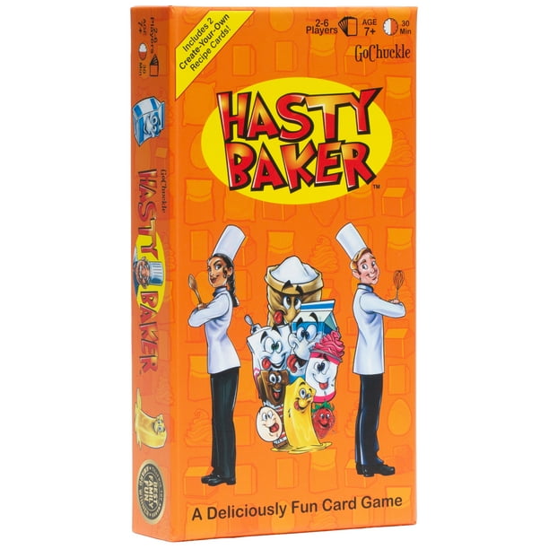 Hasty Baker Card Game for Families, Kids and Adults, Ages 7 and up
