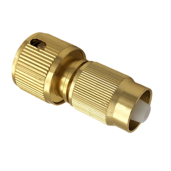 ibasenice 2-Pack Aluminum Alloy Garden Hose Fittings Adapters for Agricultural and Outdoor Watering Use