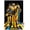 Poster & Push Pin Bundle, variant on Hasbro Transformers: Bumblebee - 127 Wall Poster, 22.375" x 34", Framed