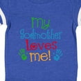 thumbnail image 4 of Inktastic My Godmother Loves Me Boys or Girls Baby Bodysuit, 4 of 5