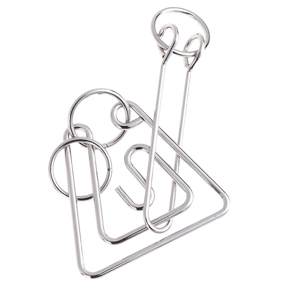 BESTSKY Classic Challenging Metal Wire Puzzle Brain Teaser Game for Adults Kids Toys