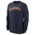 thumbnail image 2 of Men's Nike Navy Virginia Cavaliers Vintage Club Fleece Pullover Sweatshirt, 2 of 3