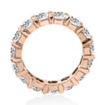 thumbnail image 2 of Pompeii 5 1/2ct Diamond Eternity Ring 14K Rose Gold (JK,I2-I3), 2 of 4