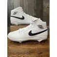 thumbnail image 2 of Ni - ke Ni - ke Air Jordan 1 Retro MCS White Black Baseball Cleats AV5354-100 Men's Size 15, 2 of 5