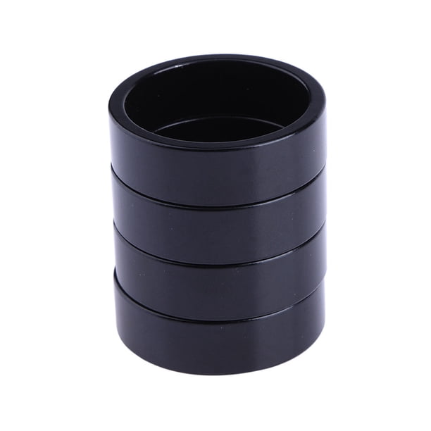 Ciclismo Almohadilla para auriculares de bicicleta de aleación de aluminio 5 uds. almohadilla elevadora delantera junta de horquilla (negro) Ehuebsd Para estrenar