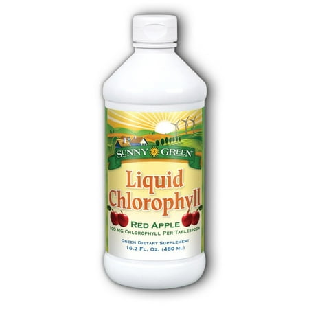 Liquid Chlorophyll - Red Apple Sunny Green 16.2 oz. Liquid