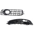 thumbnail image 4 of Front Fog Light Grille, Glossy Black Heat Resistant 8P0807682 Weatherproof  For Car, 4 of 8