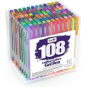 ZSCM 200 Colors Gel Pens Set, Glitter Gel Pens Colored Drawing