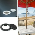 Patio Garden Table Parasol Umbrella Hole Ring Cap Set Plug 2 Inch