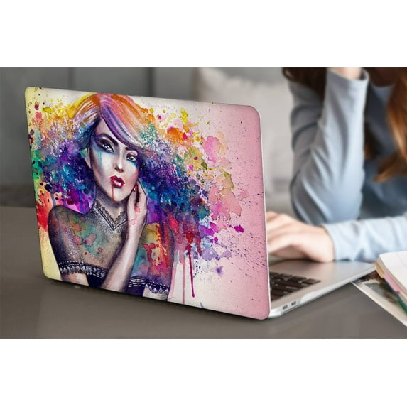 KSK KAISHEK Only Compatible MacBook Pro 15" Case 2015 - 2012 Released Model A1398, Plastic Hard Shell Cover, Portrait A 27