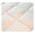 thumbnail image 4 of Queen Size Cotton Mattress Topper Pad White Soft Comfort Bed Topper for Bedroom, 4 of 5