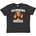 thumbnail image 3 of Inktastic Dog Dachshund Squad Youth T-Shirt, 3 of 5