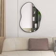 thumbnail image 4 of Gymax 22'' x 30.5'' Irregular Shaped Stylish Wall Mounted Mirror w/ Premium Back Board, 4 of 9