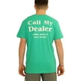 thumbnail image 3 of Elevenparis Mens Call My Dealer Graphic T-Shirt, Green, XX-Large, 3 of 5