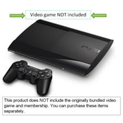 Sony Playstation 3 Super Slim Video Game Console System with 250 GB Storage Memory and 1 Dualshock PS3 Wireless Controller, Black (Refurbished)