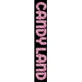 thumbnail image 2 of Men's Candy Land Candy Cane Logo  Jogger Sweatpants Black Small, 2 of 3