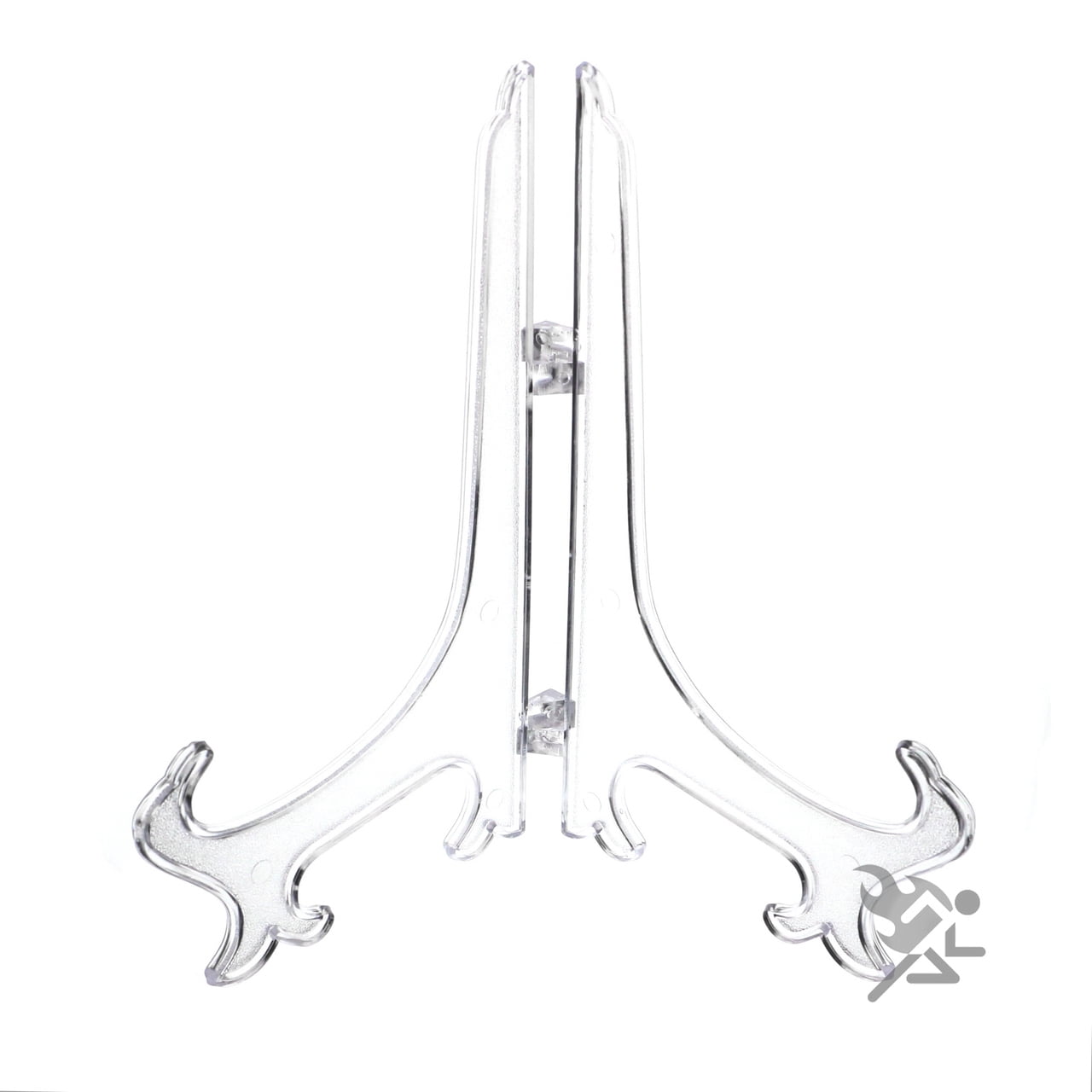 Set of 5 Clear 5/" Plate Easels
