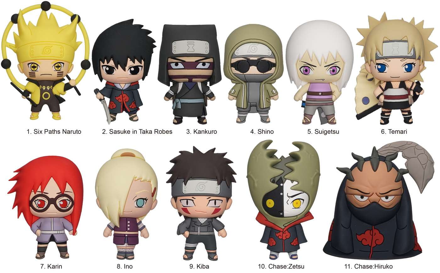 Naruto Shippuden (Series 6) 3D Sculpted Surprise Character Keychain Cl –  Collector's Outpost