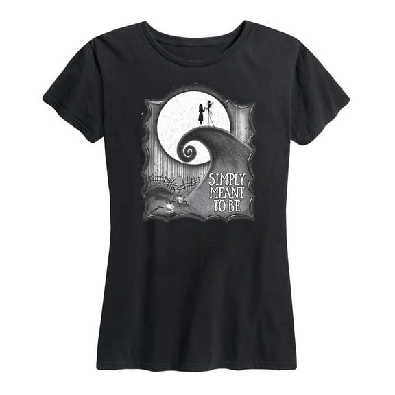 The Nightmare Before Christmas - Simply Meant To Be - Women's Short Sleeve Graphic T-Shirt